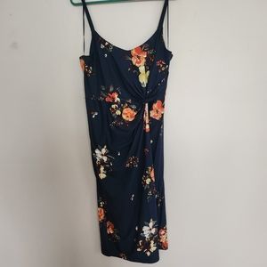 Nwot nine Britton floral wrap midi dress size XL P